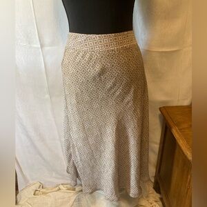 Covington 10 Petite Geometric Print Skirt With Lining